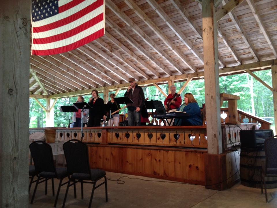 praise band at the Shack